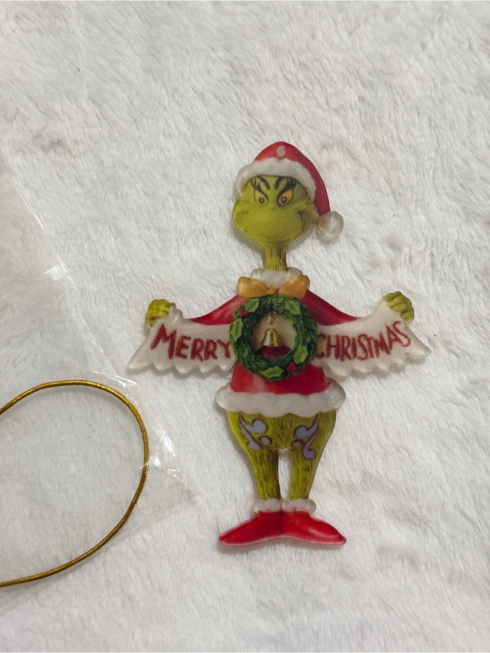 Grinch Shatterproof Acrylic Holiday Ornament